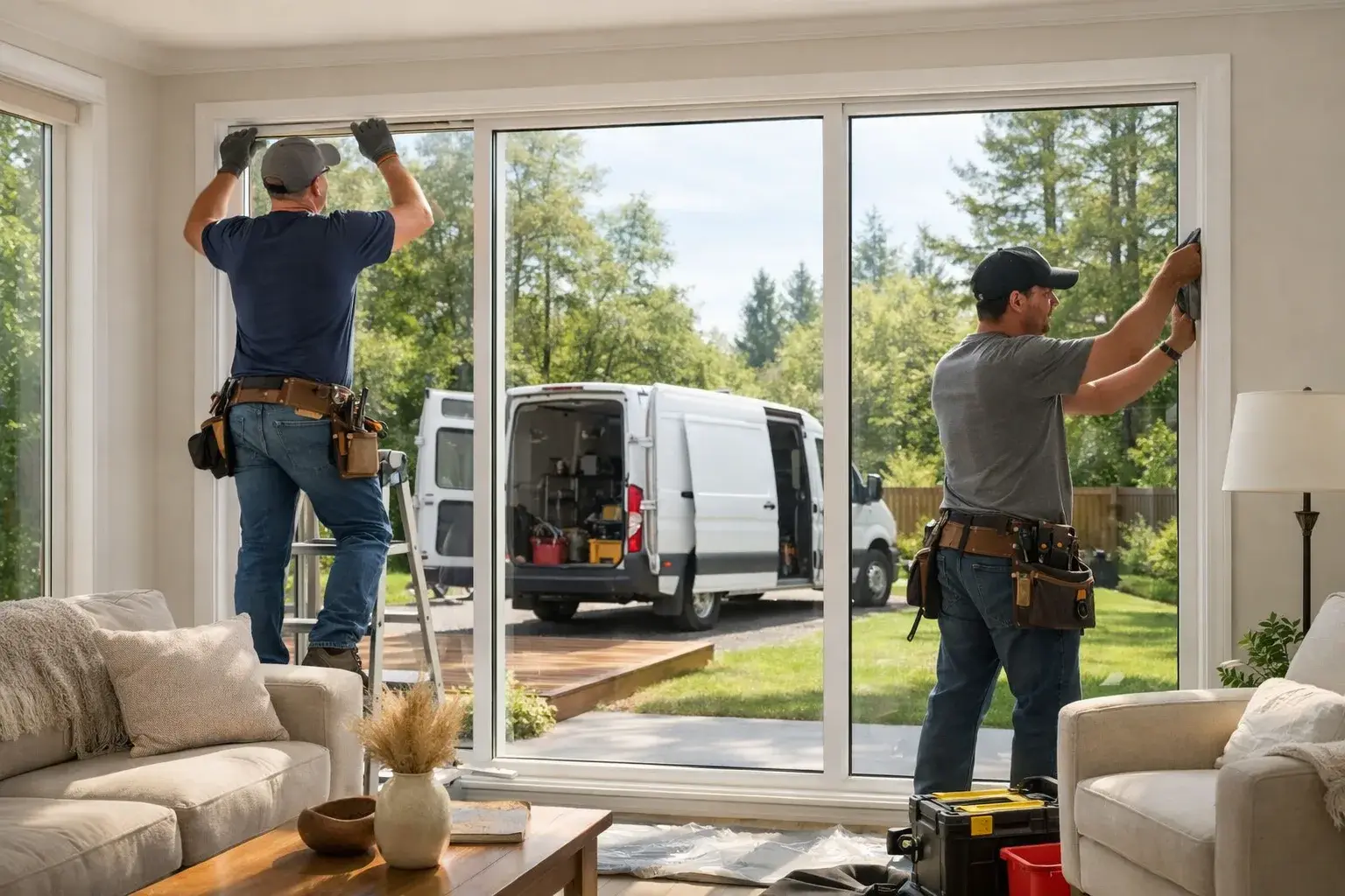Hillandale — window installation